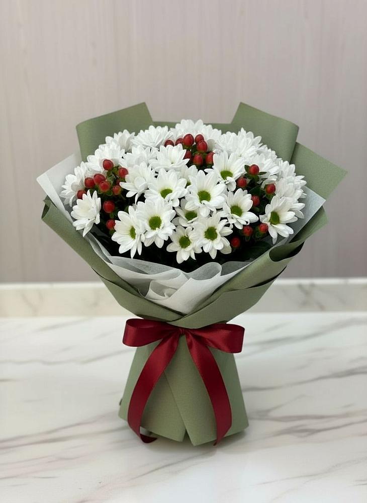 Букет цветов из: Хризантемы в Колпашево