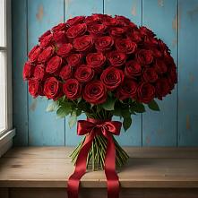 Букет Красные розы Блэк Меджик в Колпашево