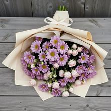 Букет цветов из:  Розы и Хризантемы в Колпашево
