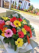 Букет цветов из:  Герберы #REPLACE_PRED# Колпашево
