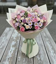 Букет цветов из:  Розы и Хризантемы в Колпашево