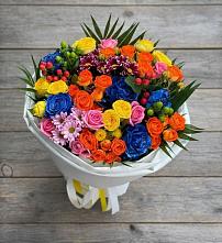 Букет цветов из:  Розы и Хризантемы в Колпашево