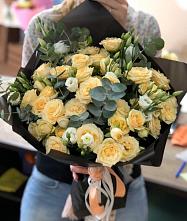 Букет цветов из:  Розы и Лизиантусы #REPLACE_PRED# Колпашево