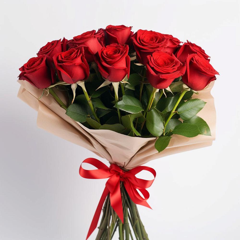 Букет 11 Красных роз Эдлесс Лав в Колпашево
